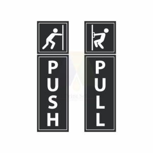 Vervloekt Elk jaar ik ben gelukkig Push Pull Stickers & Safety Signs Archives - Anne Print Solutions